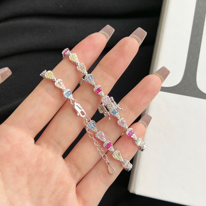 [Lumi Jewellery]Radiant Water Drop Shape Daily Bracelet