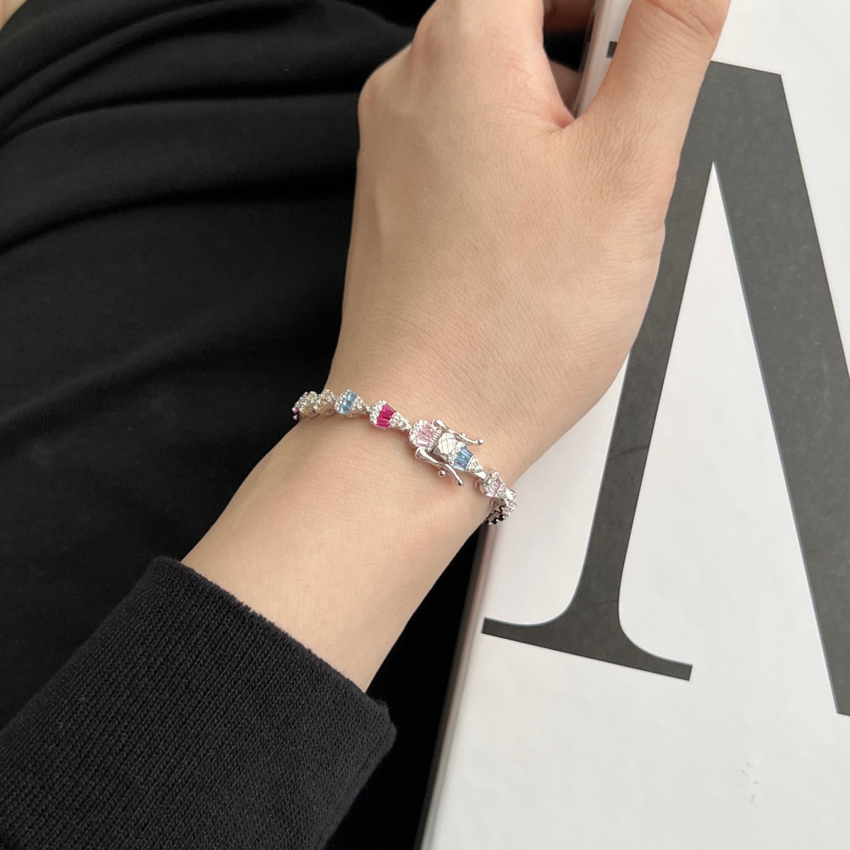 [Lumi Jewellery]Radiant Water Drop Shape Daily Bracelet