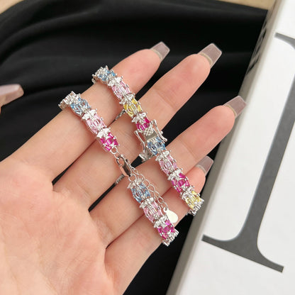 [Lumi Jewellery]Delicate Colorful Multi Cut Party Bracelet