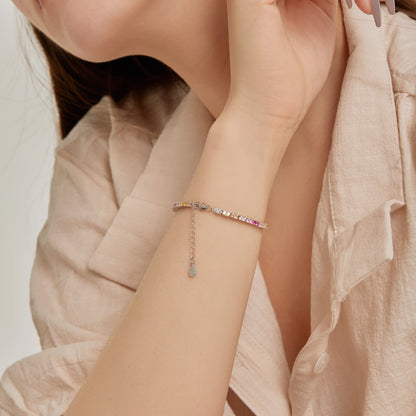 [Lumi Jewellery]Delicate Romantic Heart Shape Lover Bracelet