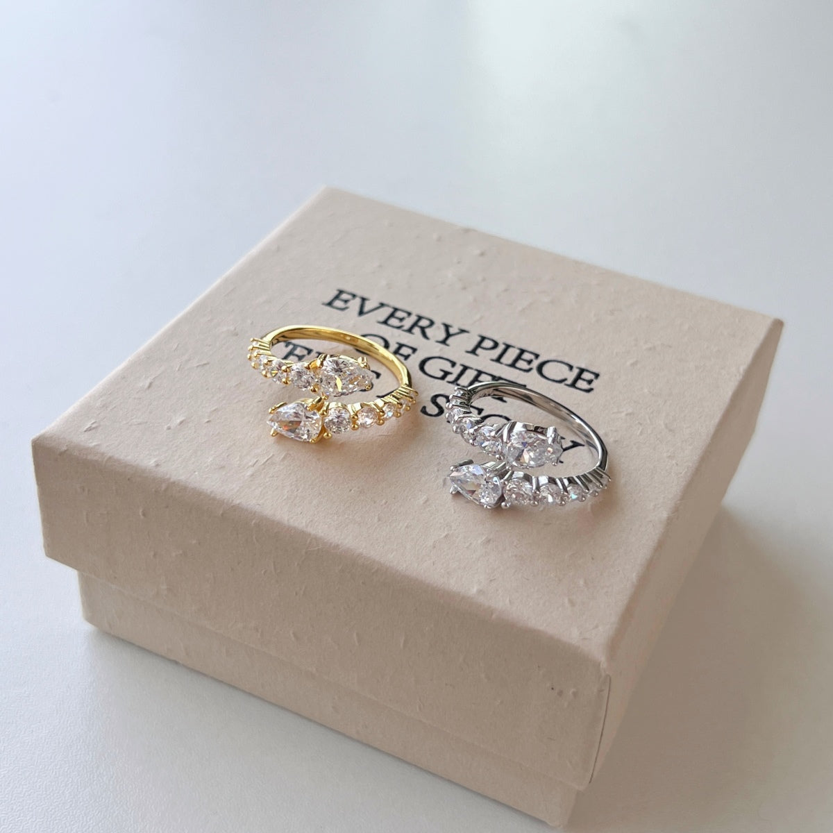 [Lumi Jewellery]Delicate Lively Snake Shape Daily Ring