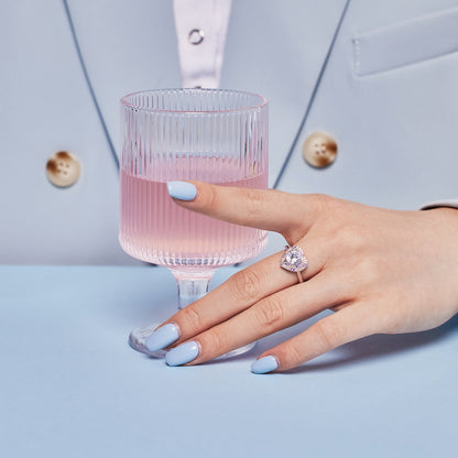 [Lumi Jewellery]Delicate Ebullient Heart Shape Wedding Ring
