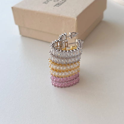 [Lumi Jewellery]Radiant Heart Cutout Earrings