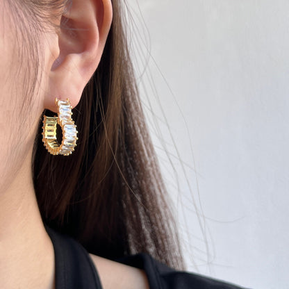 [Lumi Jewellery]Radiant Heart Cutout Earrings