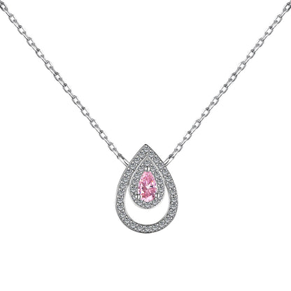 [Lumi Jewellery]Sparkling Pear Cut Necklace