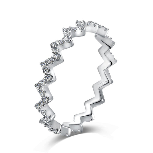 [Lumi Jewellery]Delicate Enchanting Wave Shape Daily Ring
