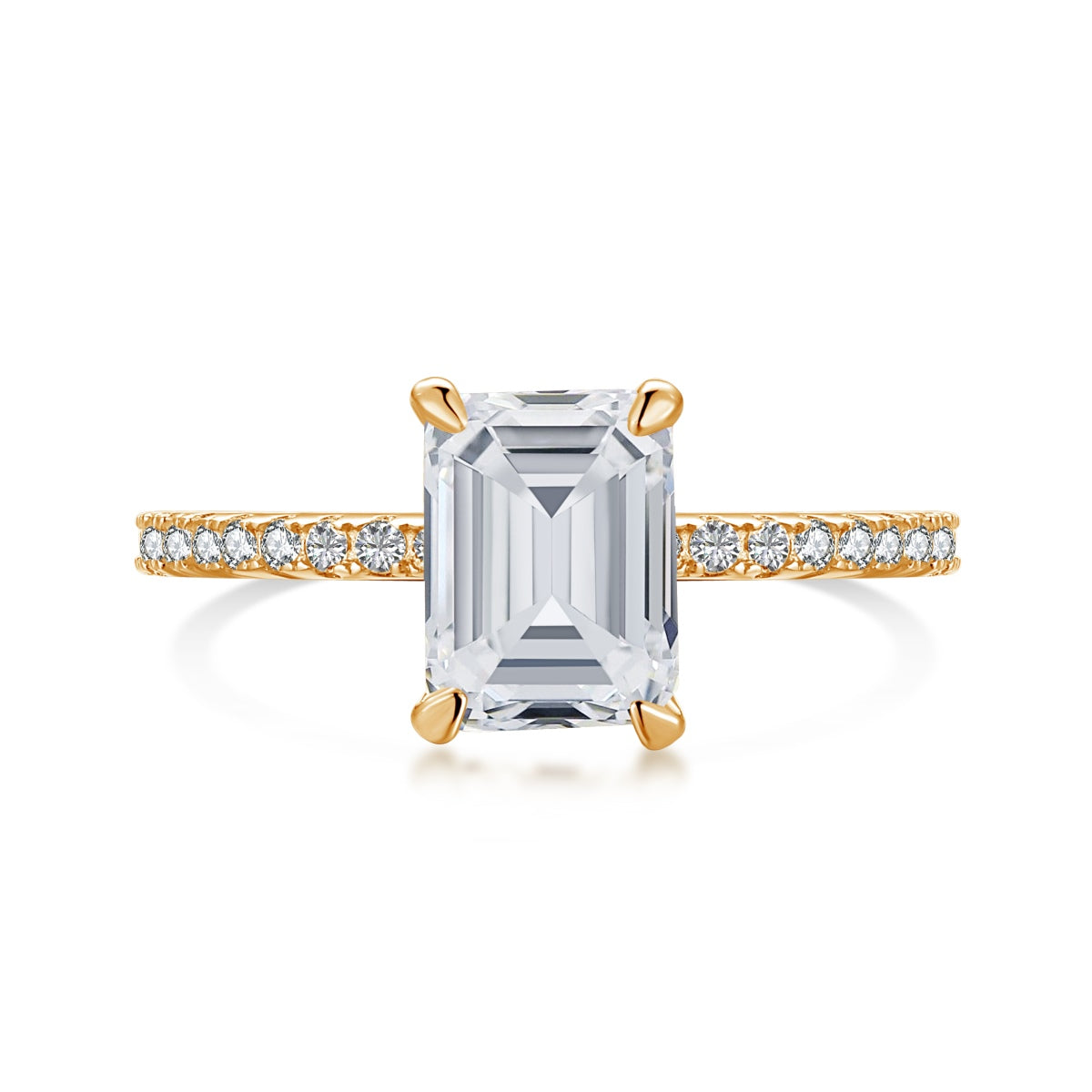[Lumi Jewellery]2.0 Carat Scintillating Ornate Radiant Cut Party Ring