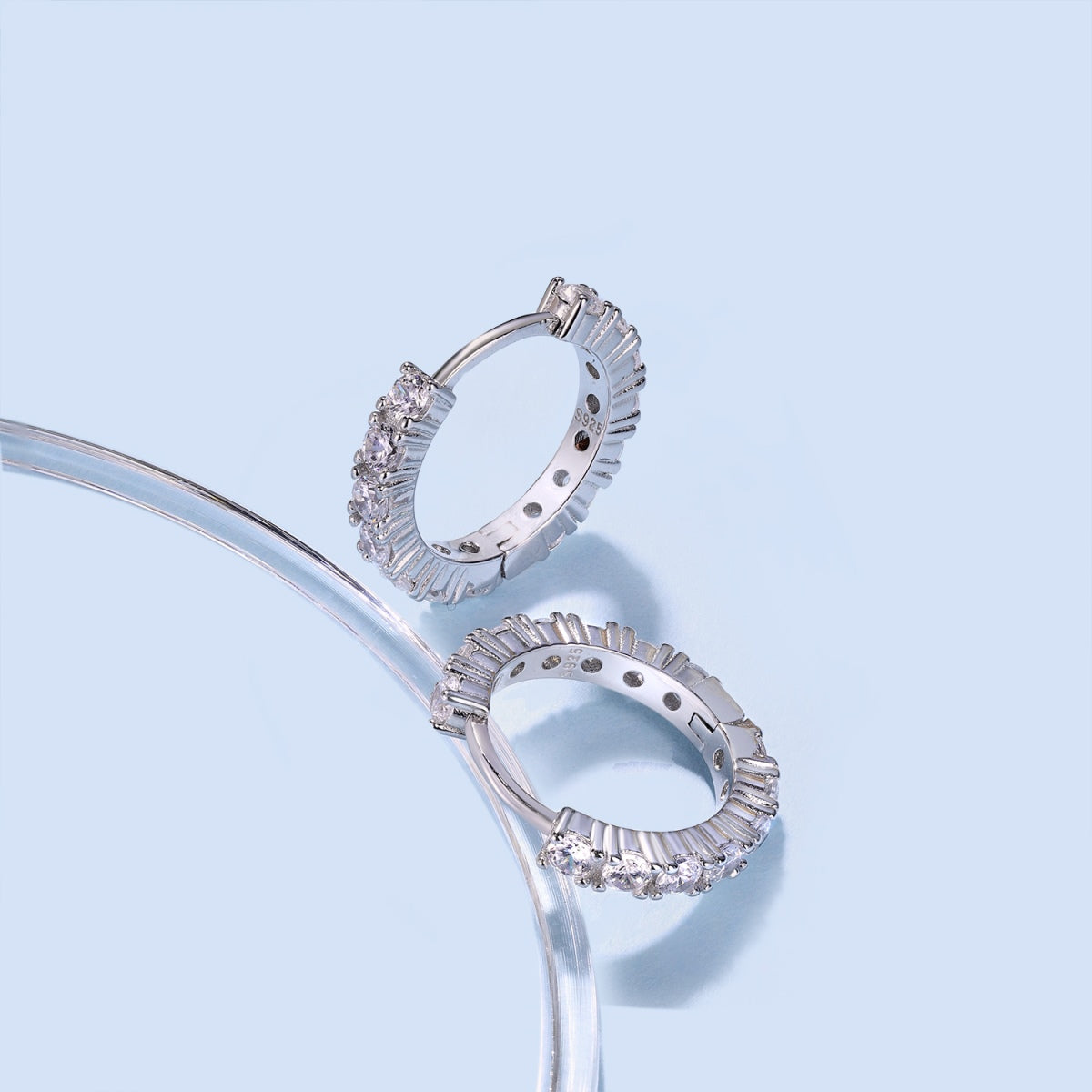 [Lumi Jewellery]Radiant Colorful Round Cut Earrings