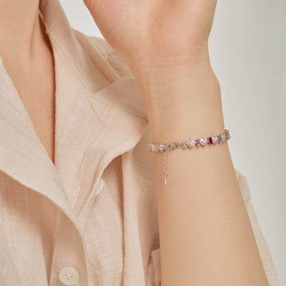 [Lumi Jewellery]Radiant Colorful Round Shape Daily Bracelet