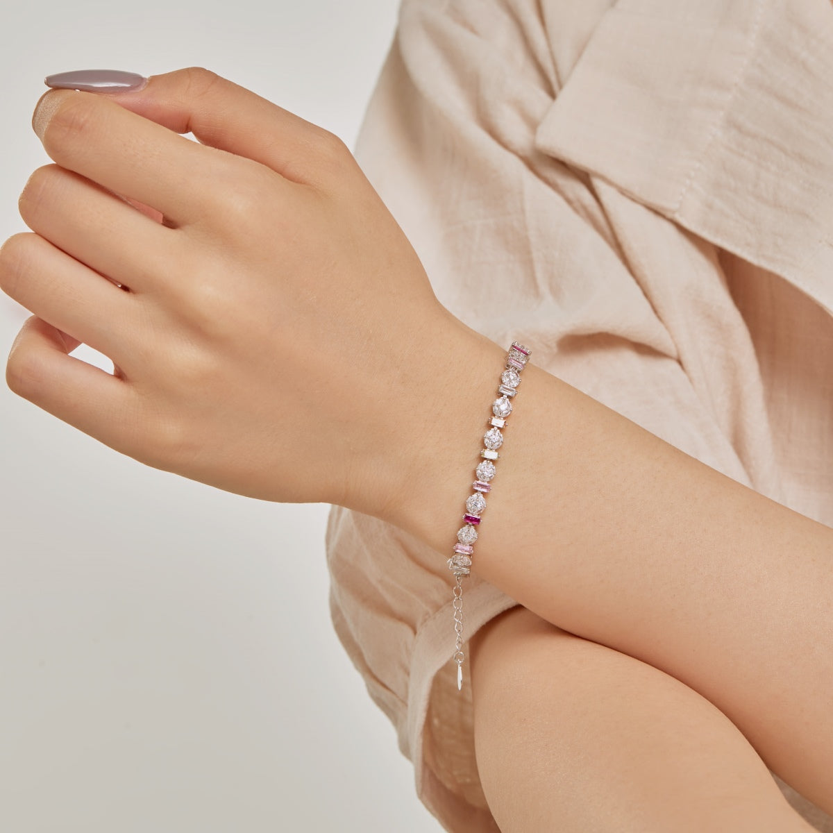 [Lumi Jewellery]Radiant Colorful Round Shape Daily Bracelet