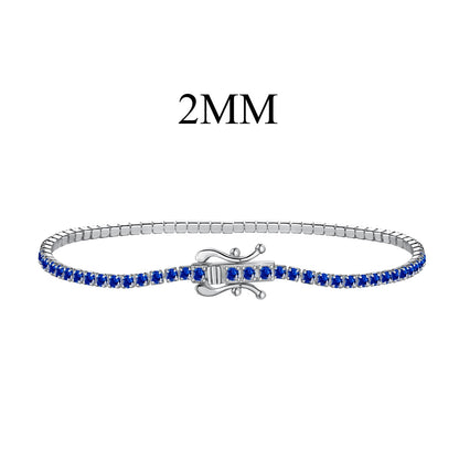 [Lumi Jewellery]Radiant Colorful Round Cut Party Bracelet
