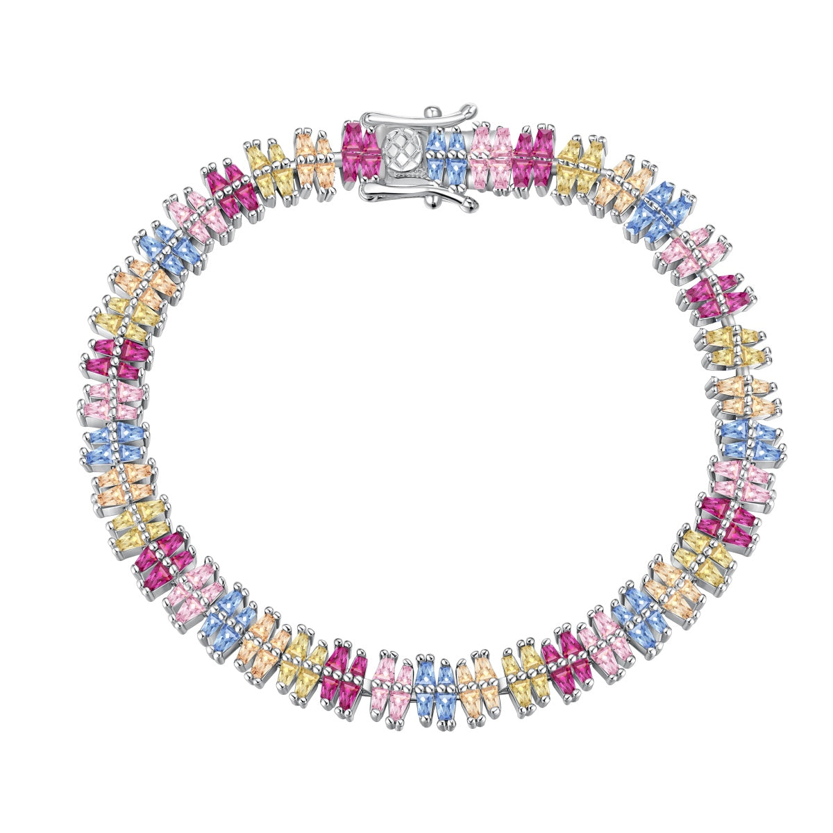 [Lumi Jewellery]Sparkling Exquisite Multi Cut Party Bracelet