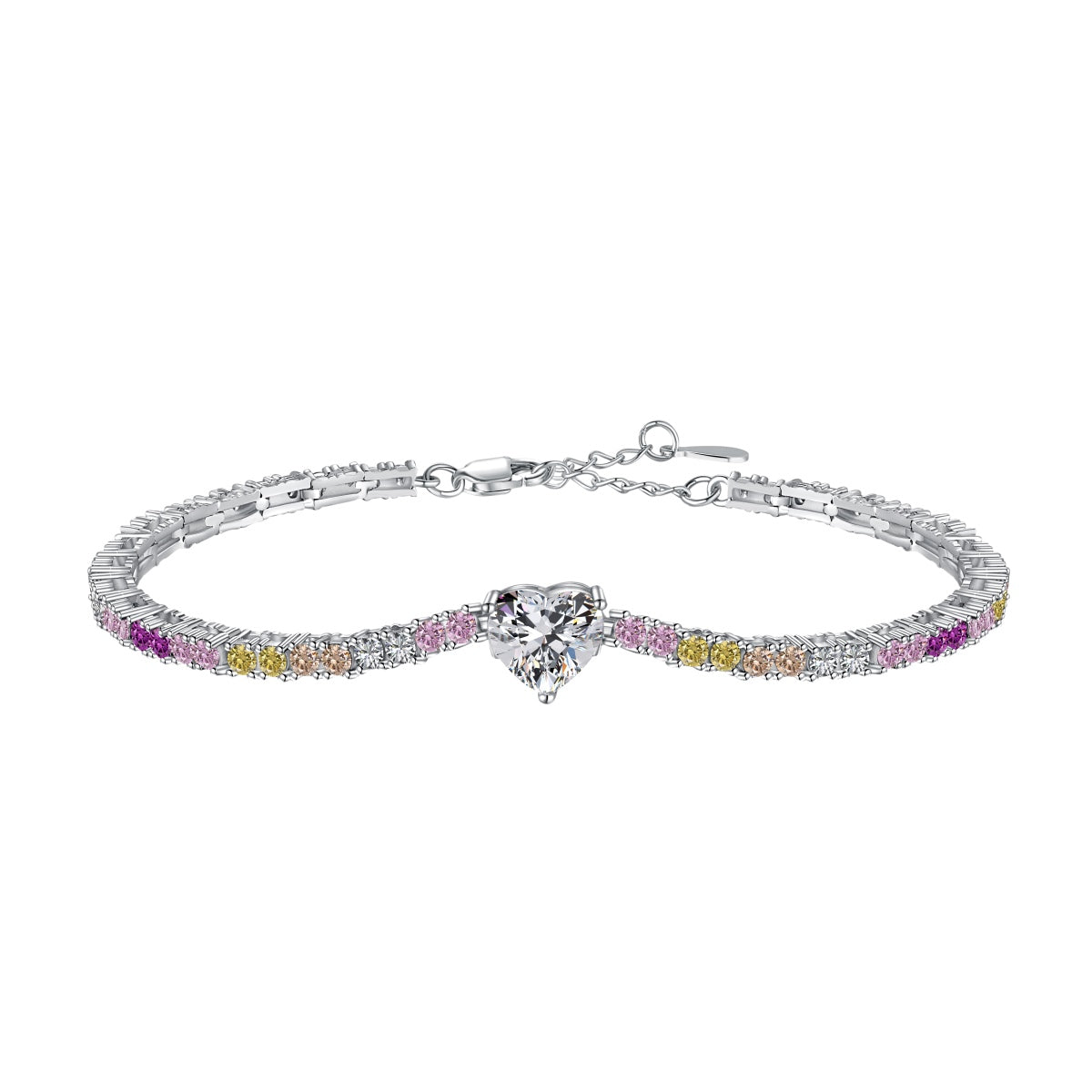 [Lumi Jewellery]Delicate Romantic Heart Shape Lover Bracelet