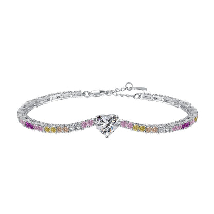 [Lumi Jewellery]Delicate Romantic Heart Shape Lover Bracelet