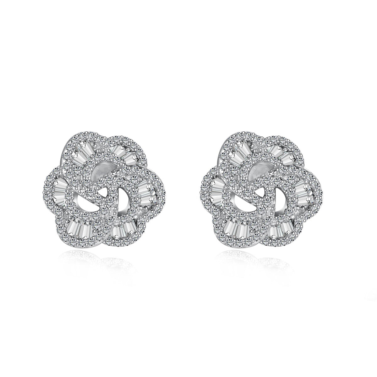 [Lumi Jewellery]Exquisite Flower Shape Daily Earrings
