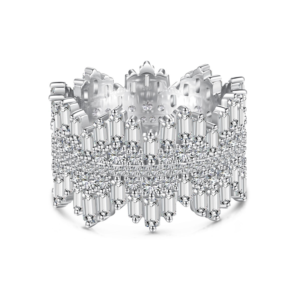 [Lumi Jewellery]Luxurious Colorful Radiant Cut Daily Ring