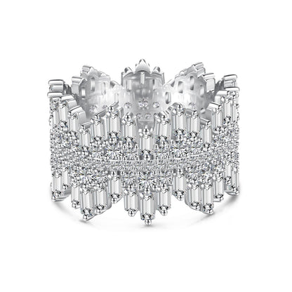 [Lumi Jewellery]Luxurious Colorful Radiant Cut Daily Ring