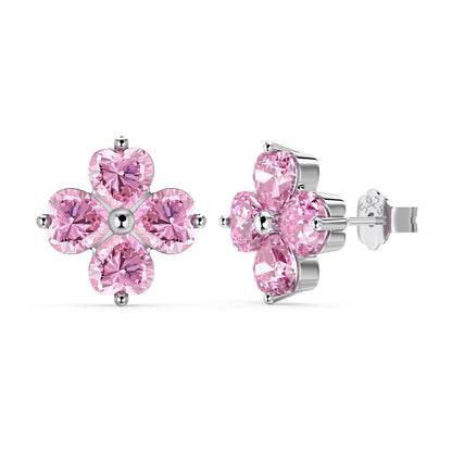 [Lumi Jewellery]Four-Leaf Clover Ball Earrings