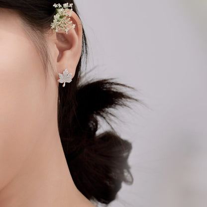 [Lumi Jewellery]Exquisite Maple Leaf Design Earrings