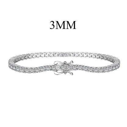 [Lumi Jewellery]Dainty Charming Round Cut Tennis Bracelet