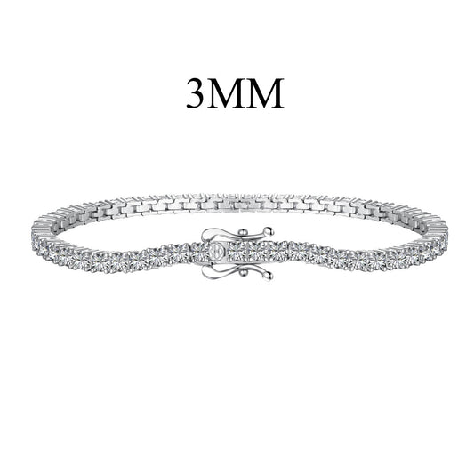 [Lumi Jewellery]Dainty Charming Round Cut Tennis Bracelet