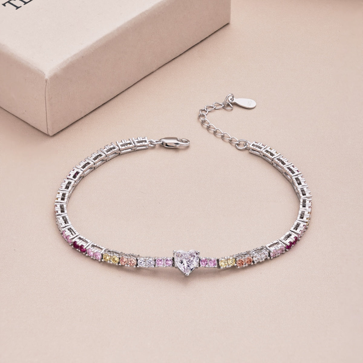 [Lumi Jewellery]Delicate Romantic Heart Shape Lover Bracelet