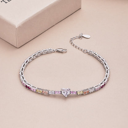 [Lumi Jewellery]Delicate Romantic Heart Shape Lover Bracelet