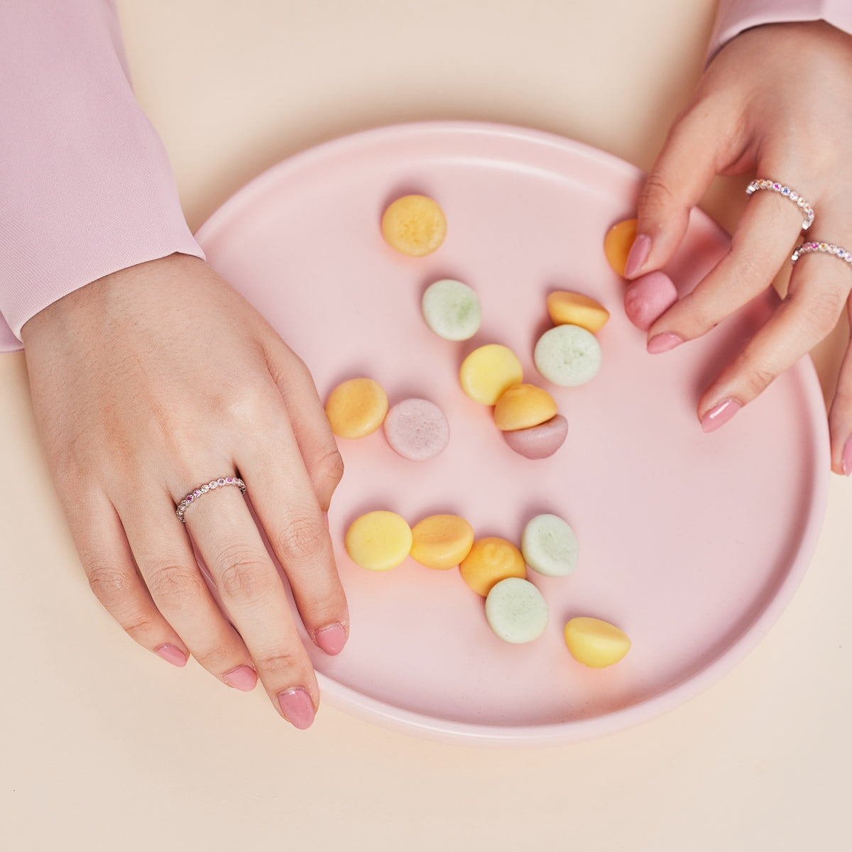 [Lumi Jewellery]Exquisite Colorful Round Cut Party Ring