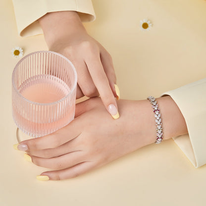[Lumi Jewellery]Dainty Exquisite Flower Shape Daily Bracelet