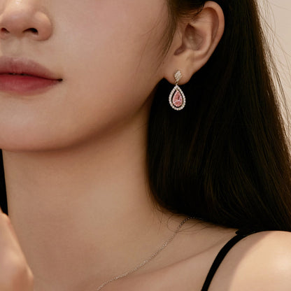 [Lumi Jewellery]Ornate Delicate Water Drop Shape Banquet Earrings