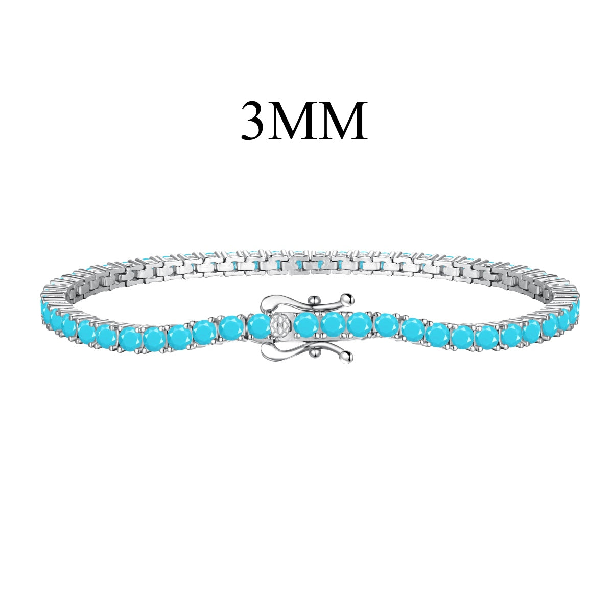 [Lumi Jewellery]Dainty Charming Round Cut Tennis Bracelet