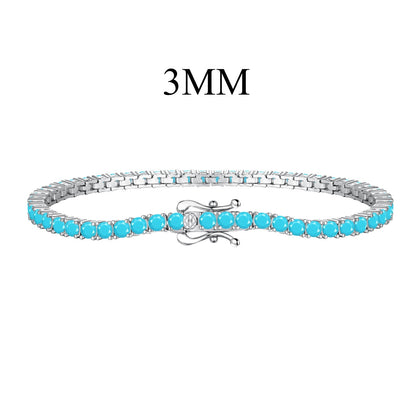 [Lumi Jewellery]Dainty Charming Round Cut Tennis Bracelet