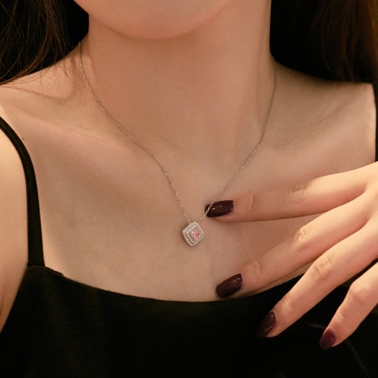 [Lumi Jewellery]Sparkling Asscher Cut Necklace