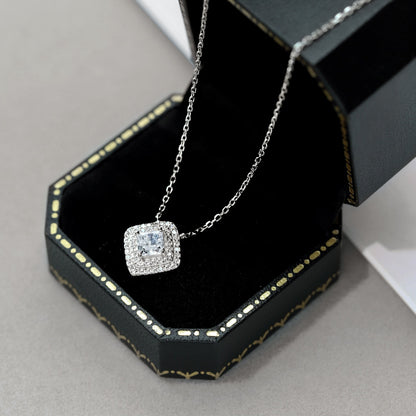 [Lumi Jewellery]Sparkling Asscher Cut Necklace