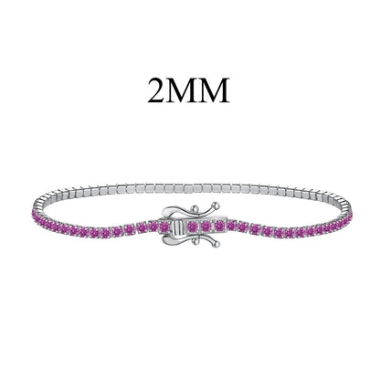 [Lumi Jewellery]Radiant Colorful Round Cut Party Bracelet