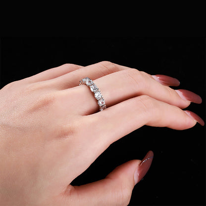 [Lumi Jewellery]Eternity Round Cut Tennis Ring