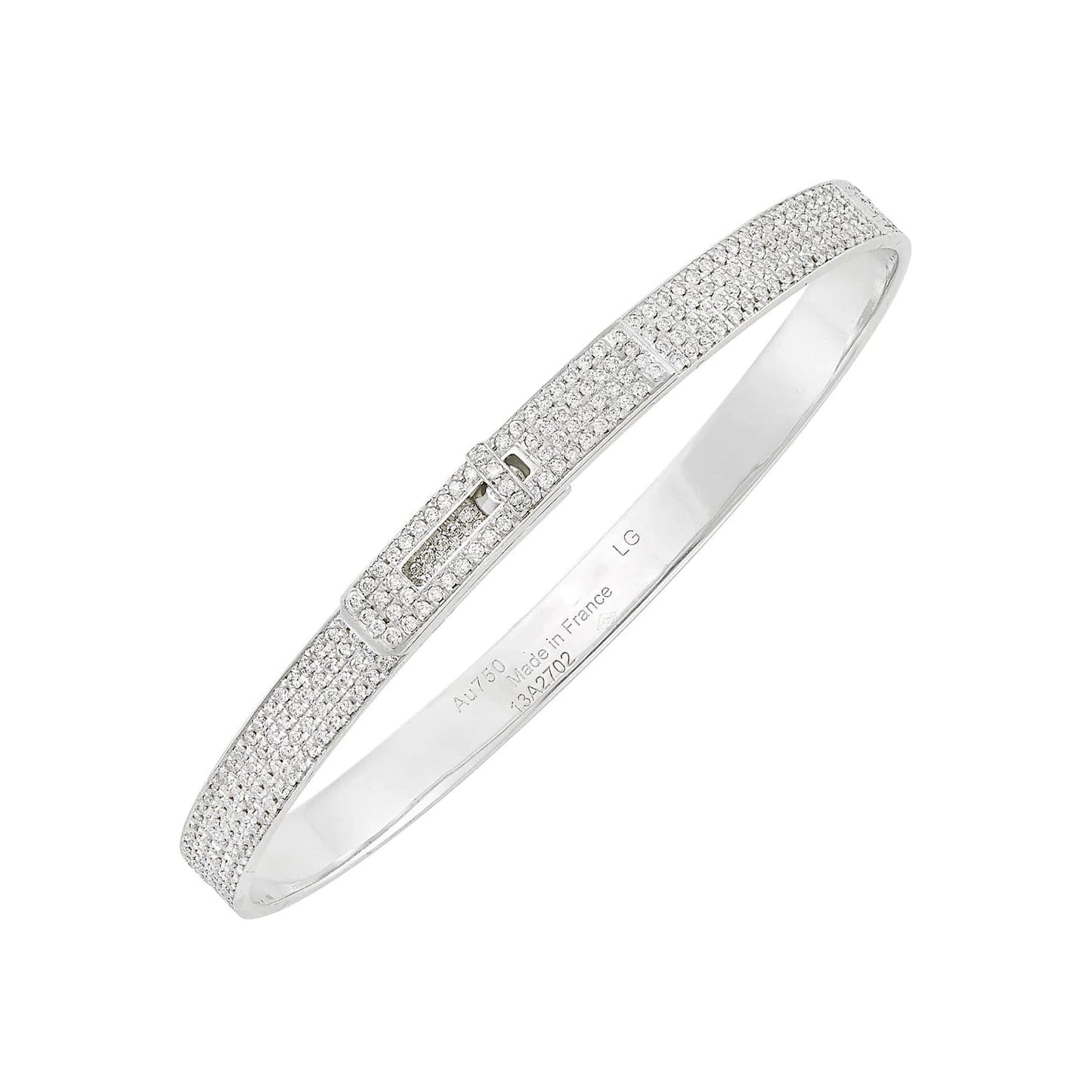 [Lumi Jewellery]HM KELLY BRACELET IN SILVER AND FULL PAVE DIAMOND
