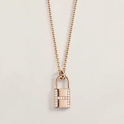 [Lumi Jewellery]HM ADVANCED NICHE LOCK HEAD NECKLACE DIAMONDS