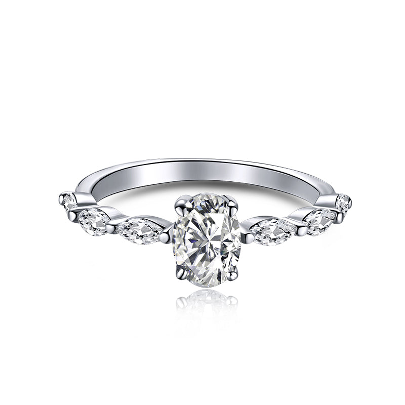[Lumi Jewellery]0.75 Carat Luxurious Vibrant Elongated Cushion Cut Daily Ring