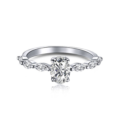 [Lumi Jewellery]0.75 Carat Luxurious Vibrant Elongated Cushion Cut Daily Ring