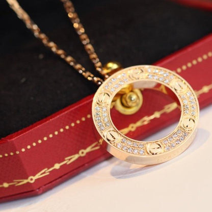 [Lumi Jewellery]LOVE NECKLACE ADJUSTABLE ROSE GOLD