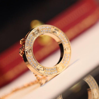 [Lumi Jewellery]LOVE NECKLACE ADJUSTABLE ROSE GOLD