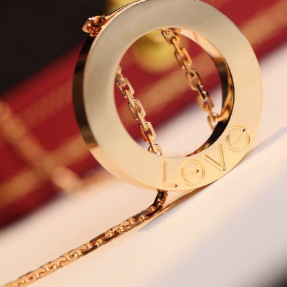 [Lumi Jewellery]LOVE NECKLACE ADJUSTABLE ROSE GOLD