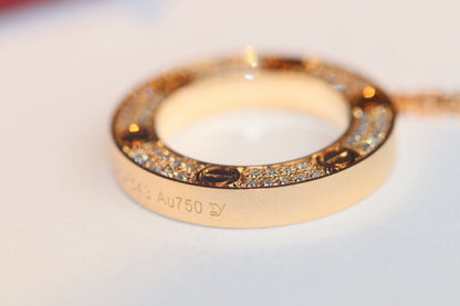 [Lumi Jewellery]LOVE NECKLACE ADJUSTABLE ROSE GOLD