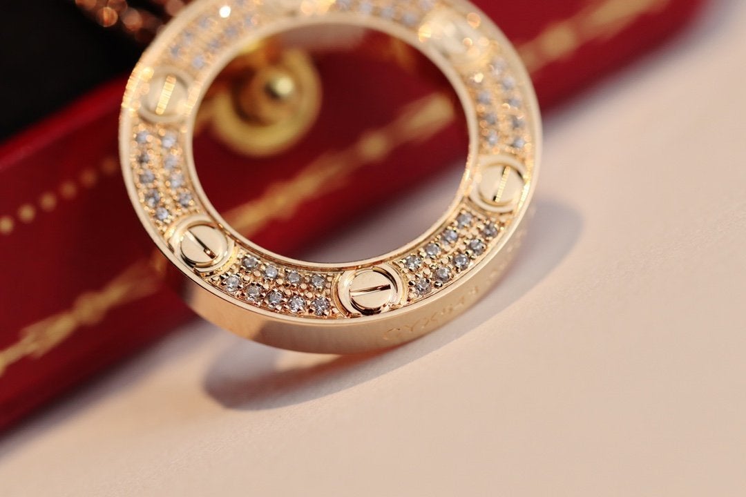 [Lumi Jewellery]LOVE NECKLACE ADJUSTABLE ROSE GOLD