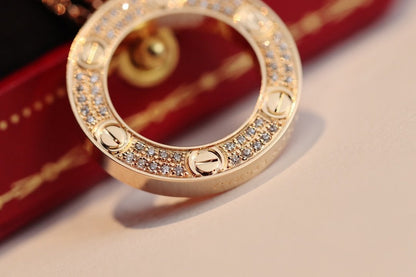 [Lumi Jewellery]LOVE NECKLACE ADJUSTABLE ROSE GOLD