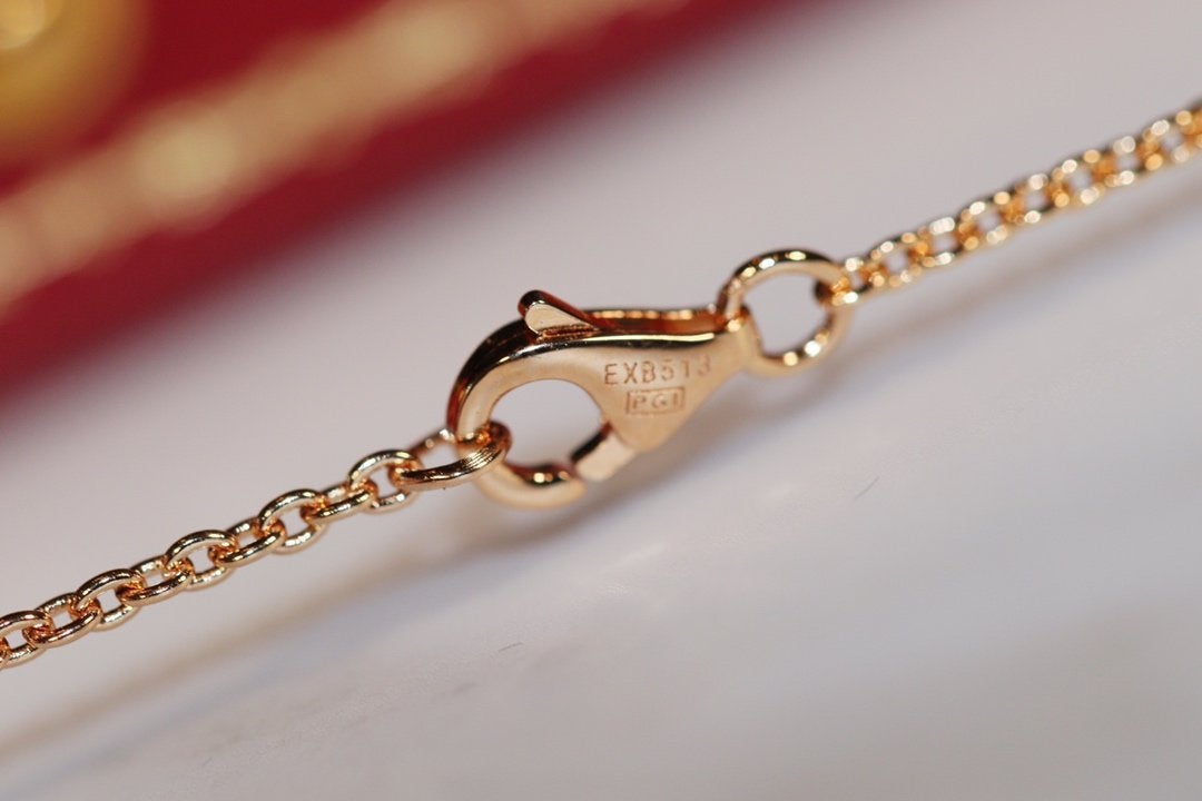 [Lumi Jewellery]LOVE NECKLACE PINK GOLD AND SILVER