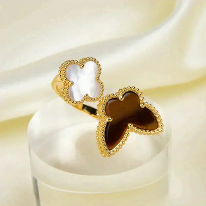[Lumi Jewellery]LUCKY BETWEEN THE FINGER RING