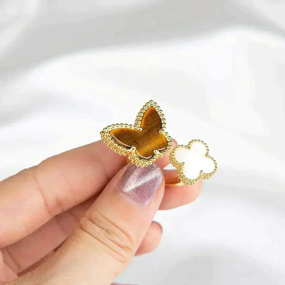 [Lumi Jewellery]LUCKY BETWEEN THE FINGER RING