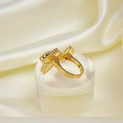 [Lumi Jewellery]LUCKY BETWEEN THE FINGER RING